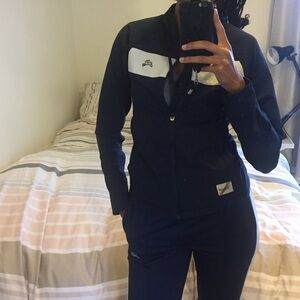 Tracksmith Eliot Track Jacket Navy/Ivory